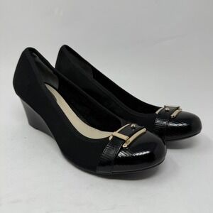 Alfani Step n Flex Shoes Womens Size 9 Medium Wedge‎ Pumps Comfort Work Dress